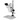 6.7-45X Post Stand Trinocular Zoom Stereo Microscope, SKU SZ02020231, three quarter front view